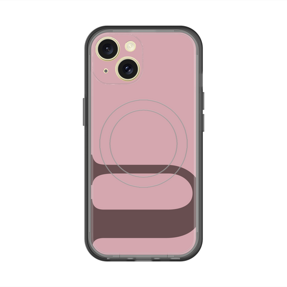 スリムプロテクションプレミアムケース with MagSafe［ オリジナル - initial color - U dusty pink ］