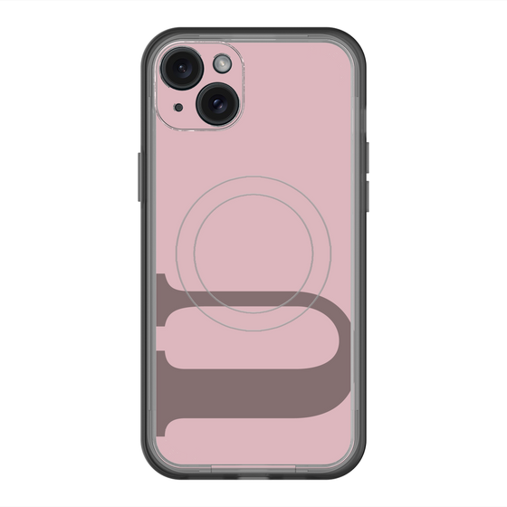 スリムプロテクションプレミアムケース with MagSafe［ オリジナル - initial color - U dusty pink ］