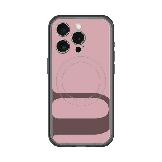 スリムプロテクションプレミアムケース with MagSafe［ オリジナル - initial color - U dusty pink ］