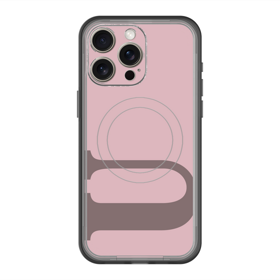 スリムプロテクションプレミアムケース with MagSafe［ オリジナル - initial color - U dusty pink ］