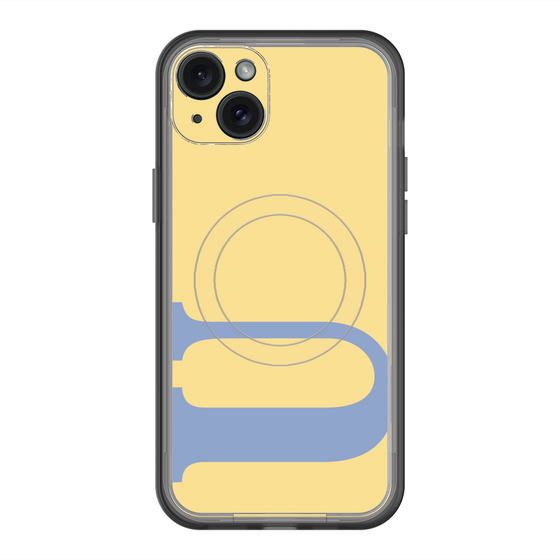 スリムプロテクションプレミアムケース with MagSafe［ オリジナル - initial color - U yellow ］