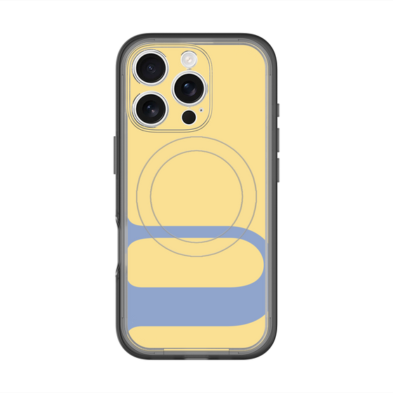 スリムプロテクションプレミアムケース with MagSafe［ オリジナル - initial color - U yellow ］