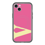 スリムプロテクションプレミアムケース with MagSafe［ オリジナル - initial color - V pink ］
