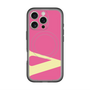 スリムプロテクションプレミアムケース with MagSafe［ オリジナル - initial color - V pink ］