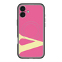 スリムプロテクションプレミアムケース with MagSafe［ オリジナル - initial color - V pink ］