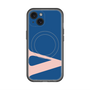 スリムプロテクションプレミアムケース with MagSafe［ オリジナル - initial color - V navy ］