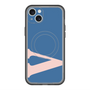 スリムプロテクションプレミアムケース with MagSafe［ オリジナル - initial color - V navy ］