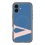 スリムプロテクションプレミアムケース with MagSafe［ オリジナル - initial color - V navy ］