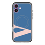 スリムプロテクションプレミアムケース with MagSafe［ オリジナル - initial color - V navy ］