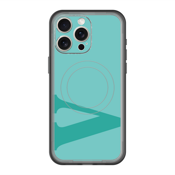 スリムプロテクションプレミアムケース with MagSafe［ オリジナル - initial color - V light green ］