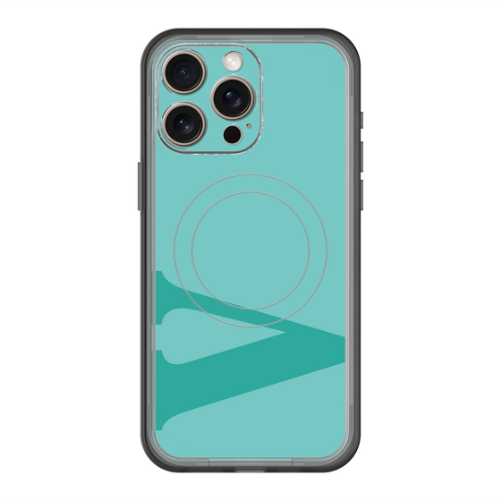 スリムプロテクションプレミアムケース with MagSafe［ オリジナル - initial color - V light green ］