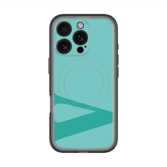 スリムプロテクションプレミアムケース with MagSafe［ オリジナル - initial color - V light green ］