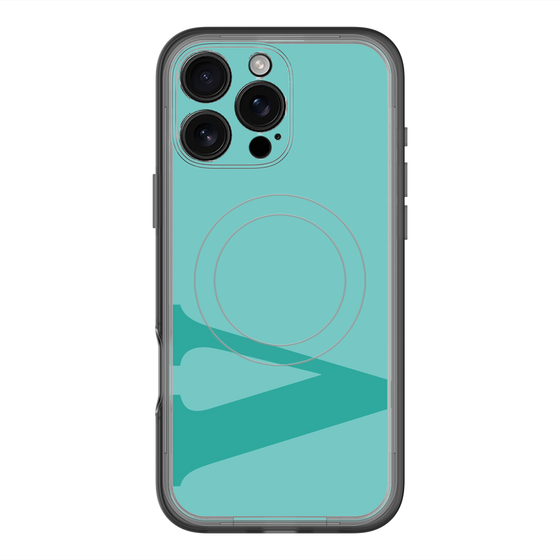 スリムプロテクションプレミアムケース with MagSafe［ オリジナル - initial color - V light green ］
