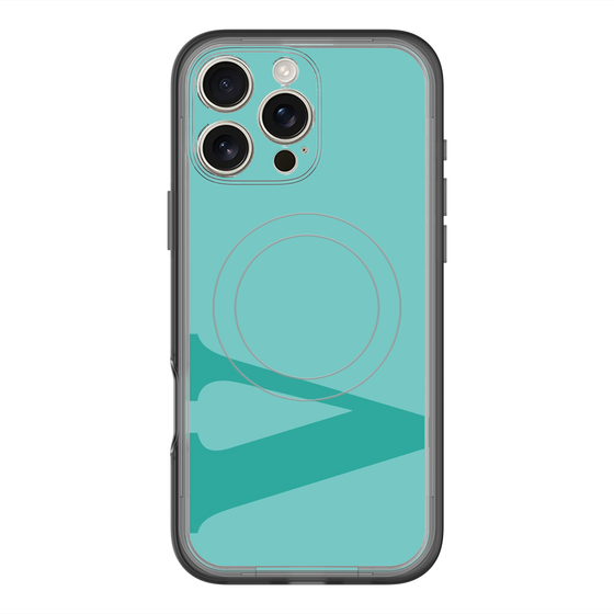 スリムプロテクションプレミアムケース with MagSafe［ オリジナル - initial color - V light green ］