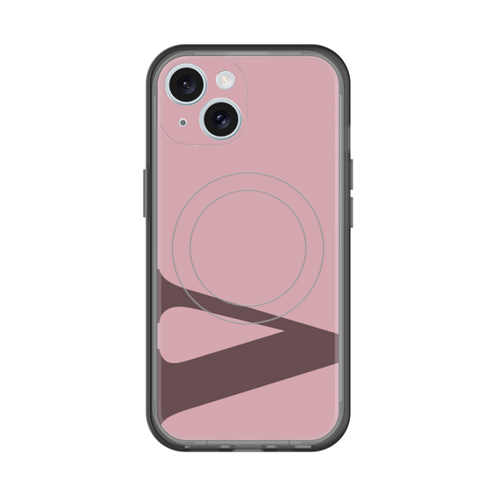 スリムプロテクションプレミアムケース with MagSafe［ オリジナル - initial color - V dusty pink ］