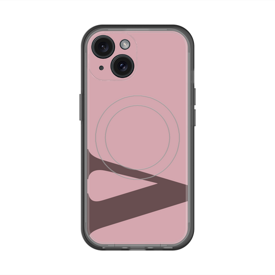 スリムプロテクションプレミアムケース with MagSafe［ オリジナル - initial color - V dusty pink ］