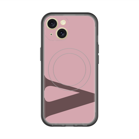 スリムプロテクションプレミアムケース with MagSafe［ オリジナル - initial color - V dusty pink ］