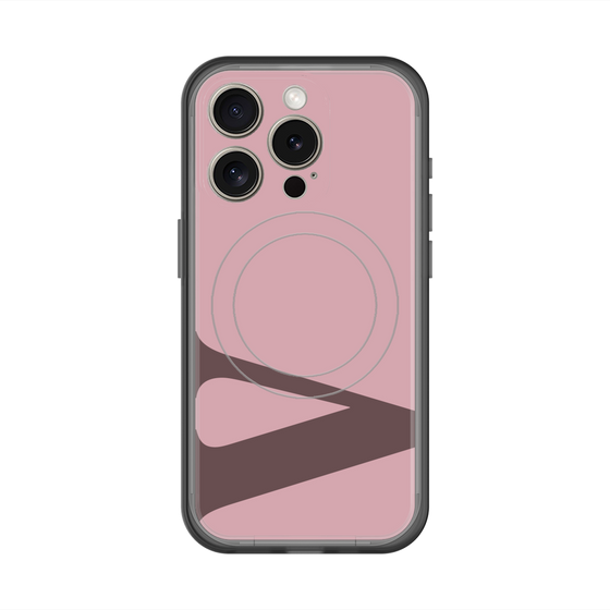 スリムプロテクションプレミアムケース with MagSafe［ オリジナル - initial color - V dusty pink ］