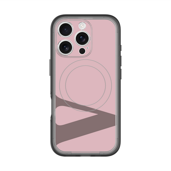 スリムプロテクションプレミアムケース with MagSafe［ オリジナル - initial color - V dusty pink ］