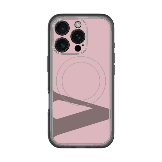 スリムプロテクションプレミアムケース with MagSafe［ オリジナル - initial color - V dusty pink ］