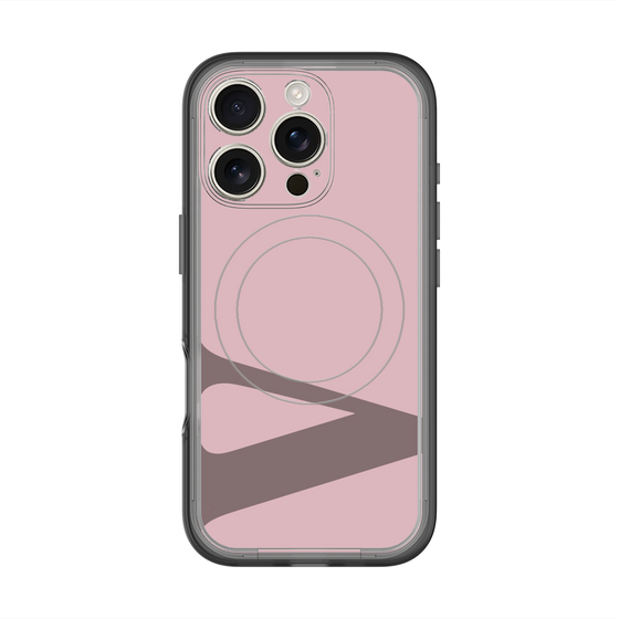 スリムプロテクションプレミアムケース with MagSafe［ オリジナル - initial color - V dusty pink ］