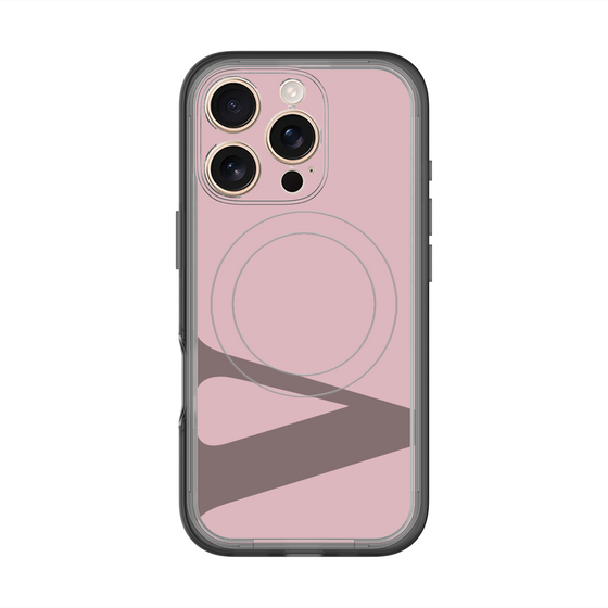 スリムプロテクションプレミアムケース with MagSafe［ オリジナル - initial color - V dusty pink ］