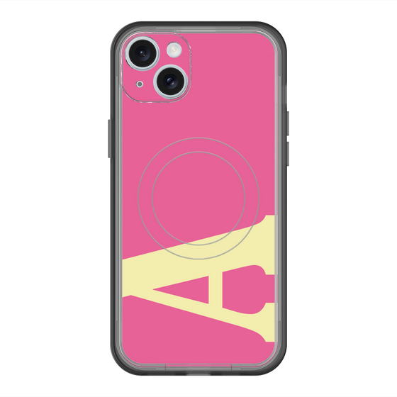 スリムプロテクションプレミアムケース with MagSafe［ オリジナル - initial color - A pink ］