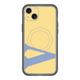スリムプロテクションプレミアムケース with MagSafe［ オリジナル - initial color - V yellow ］
