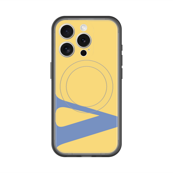 スリムプロテクションプレミアムケース with MagSafe［ オリジナル - initial color - V yellow ］