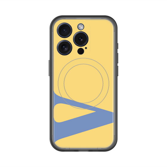 スリムプロテクションプレミアムケース with MagSafe［ オリジナル - initial color - V yellow ］