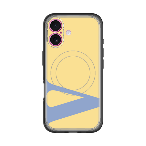 スリムプロテクションプレミアムケース with MagSafe［ オリジナル - initial color - V yellow ］