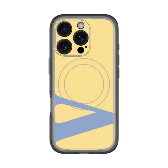 スリムプロテクションプレミアムケース with MagSafe［ オリジナル - initial color - V yellow ］