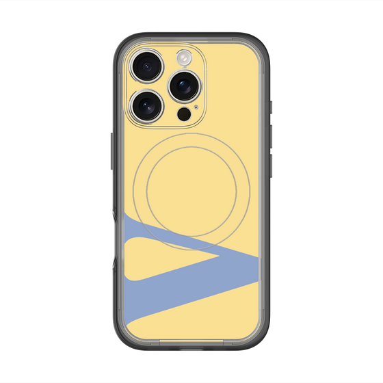 スリムプロテクションプレミアムケース with MagSafe［ オリジナル - initial color - V yellow ］