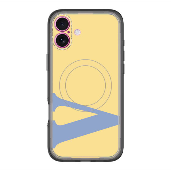 スリムプロテクションプレミアムケース with MagSafe［ オリジナル - initial color - V yellow ］