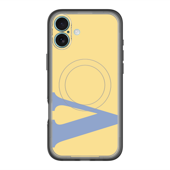 スリムプロテクションプレミアムケース with MagSafe［ オリジナル - initial color - V yellow ］