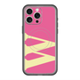 スリムプロテクションプレミアムケース with MagSafe［ オリジナル - initial color - W pink ］