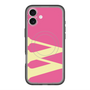 スリムプロテクションプレミアムケース with MagSafe［ オリジナル - initial color - W pink ］