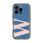 スリムプロテクションプレミアムケース with MagSafe［ オリジナル - initial color - W navy ］