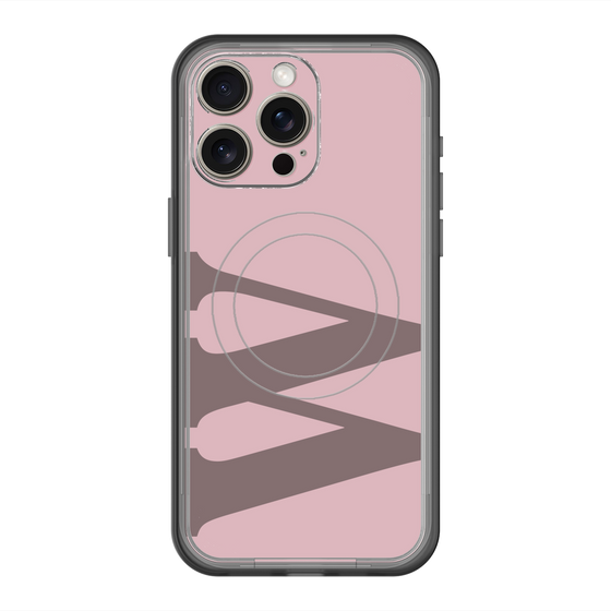 スリムプロテクションプレミアムケース with MagSafe［ オリジナル - initial color - W dusty pink ］