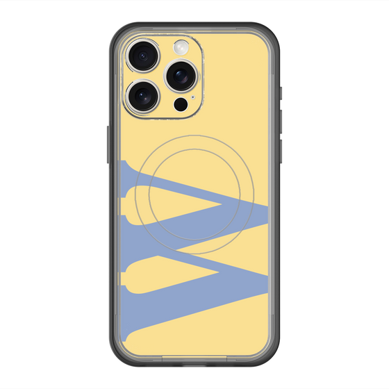 スリムプロテクションプレミアムケース with MagSafe［ オリジナル - initial color - W yellow ］