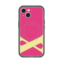 スリムプロテクションプレミアムケース with MagSafe［ オリジナル - initial color - X pink ］