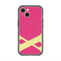 スリムプロテクションプレミアムケース with MagSafe［ オリジナル - initial color - X pink ］