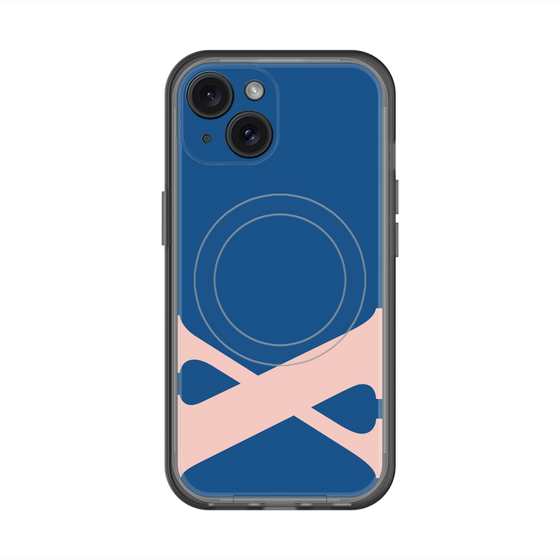 スリムプロテクションプレミアムケース with MagSafe［ オリジナル - initial color - X navy ］