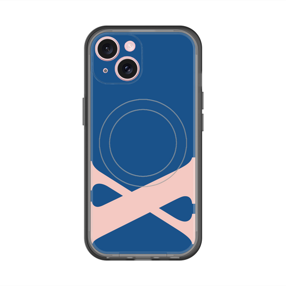 スリムプロテクションプレミアムケース with MagSafe［ オリジナル - initial color - X navy ］