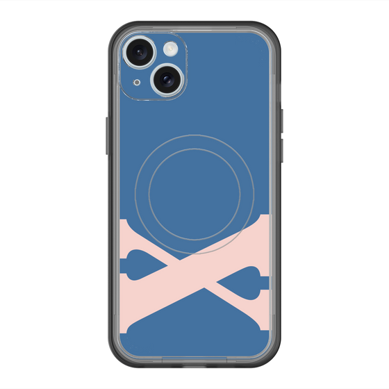 スリムプロテクションプレミアムケース with MagSafe［ オリジナル - initial color - X navy ］