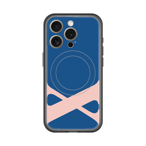 スリムプロテクションプレミアムケース with MagSafe［ オリジナル - initial color - X navy ］
