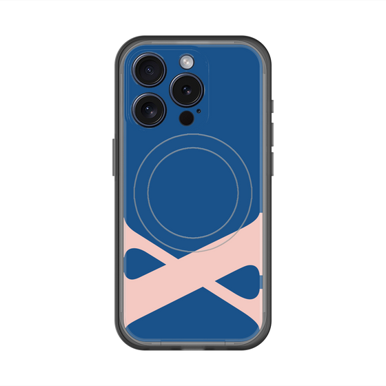 スリムプロテクションプレミアムケース with MagSafe［ オリジナル - initial color - X navy ］