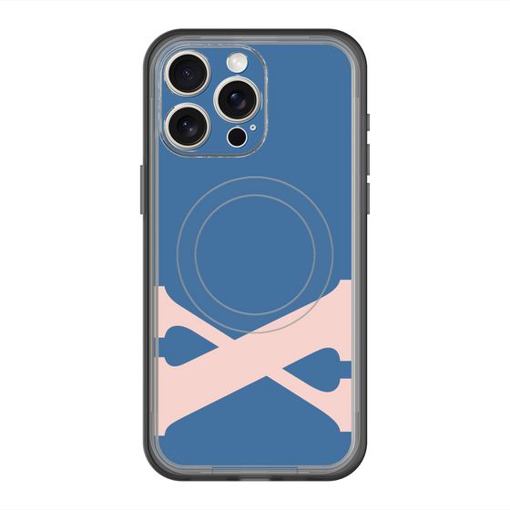 スリムプロテクションプレミアムケース with MagSafe［ オリジナル - initial color - X navy ］