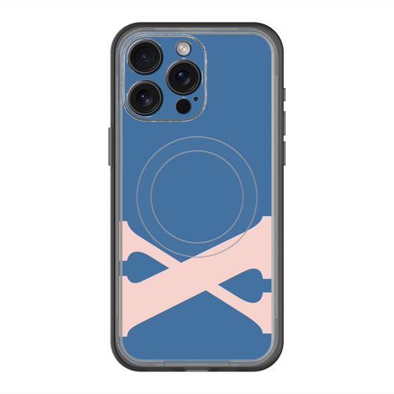 スリムプロテクションプレミアムケース with MagSafe［ オリジナル - initial color - X navy ］