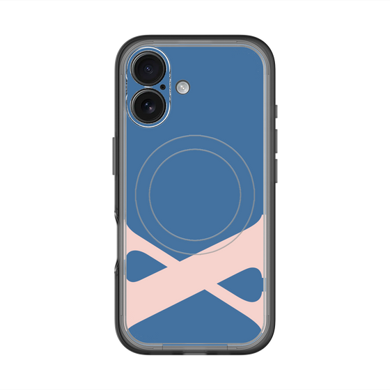 スリムプロテクションプレミアムケース with MagSafe［ オリジナル - initial color - X navy ］
